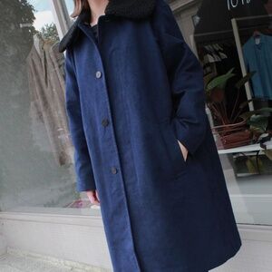 Sofie D'Hoore Cabo Coat, Navy (FR 38, US 4 equivalent)